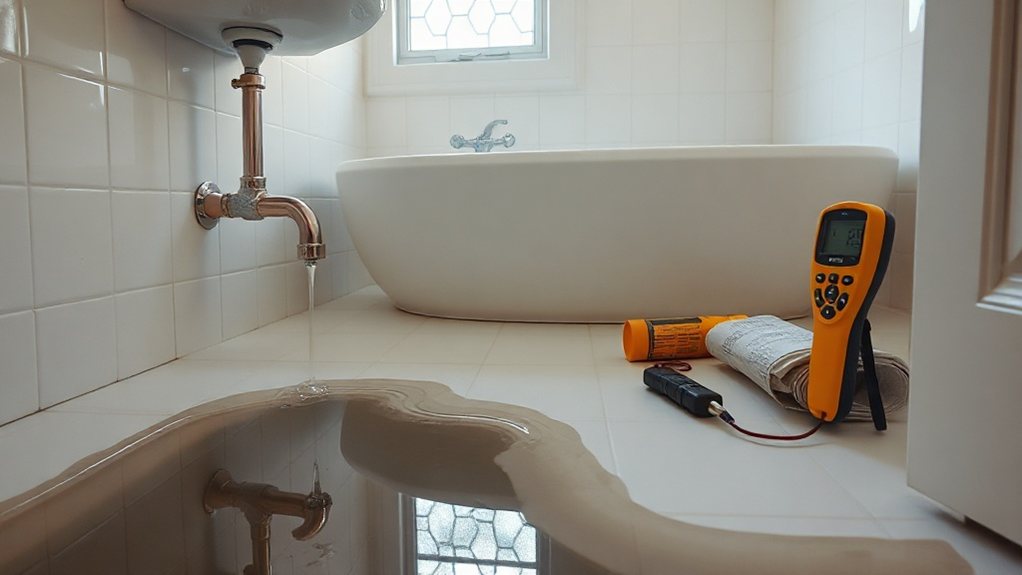 Insurer-ready escape of water trace and access report in Chiswick